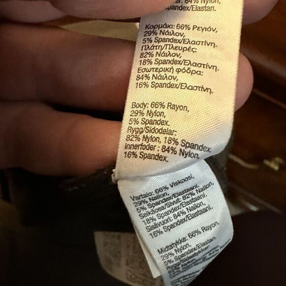 Spanx 2436 Ready To Wear Wow Sneakskin Leggings Charcoal Gray Size M - Picture 7 of 8